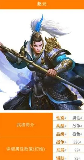 赵云无双传奇:醉天下手游武将图鉴深度剖析其绝世属性与战技奥义 赵云无双传奇:醉天下手游武将图鉴深度剖析其绝世属性与战技奥义
